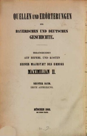 Briefsteller und Formelbücher des eilften bis vierzehnten Jahrhunderts, 1