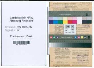 Entnazifizierung Erwin Plankemann , geb. 20.10.1898 (Kaufm. Angestellter)