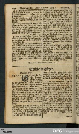 Stücke in Esther.