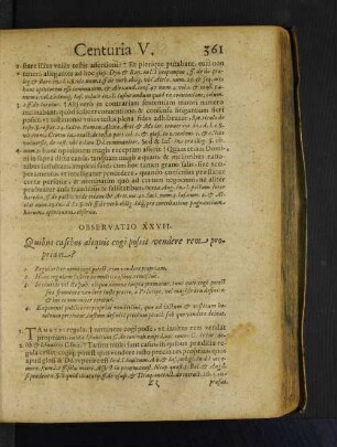 Observatio XXVII. Quibus casibus aliquis cogi possit vendere rem propriam?