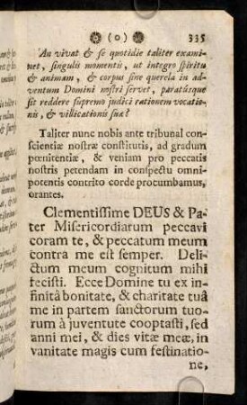335-344, Taliter nunc nobis ante tribunal conscientiae ...