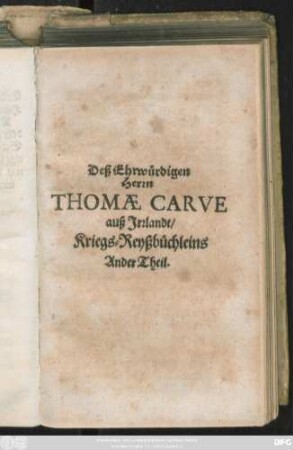 2: Darinnen allerley glaub- unnd denckwürdige Historien unnd Kriegsverlauff vom Jahr 1639. biß 1640. Inclusive verfasset