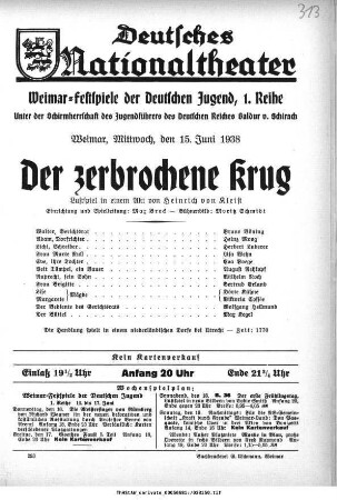 Der zerbrochene Krug