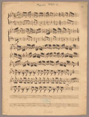 5 Variations - BSB Mus.ms. 7045-6 : [without title]