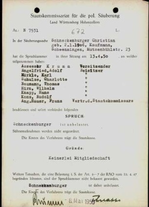 Schneckenburger, Christian