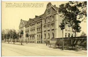 Dresden. Kaserne der Maschinengewehr-Kompanie des Königlich Sächsischen Schützen-Regiments No. 108
