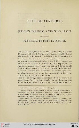 2.Ser. 18.1897: État du temporel de quelques paroisses situées en Alsace et autrefois dépendantes du duché de Lorraine