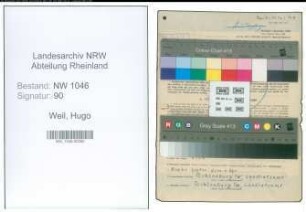 Entnazifizierung Hugo Weil , geb. 09.12.1920 (Sportlehrer)