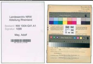 Entnazifizierung Adolf May , geb. 20.11.1903 (Polizist)