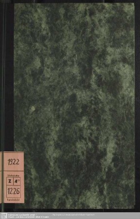 45.1922: Monatsberichte des Statistischen Amtes der Stadt Dresden