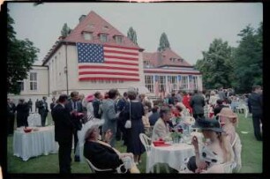 Fotografie: Empfang zum 4th of July im Harnack House in Berlin-Dahlem
