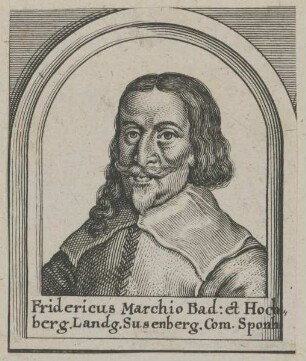 Bildnis des Fridericus Marchio Bad. et Hochberg