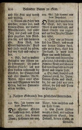 3. Rechter Gebrauch des göttlichen Unterrichts.