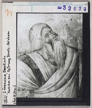 Assisi, San Francesco: Oberkirche, Langhaus, Opferung Isaaks, Abraham