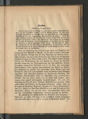 Verdun. (April bis August 1916.)