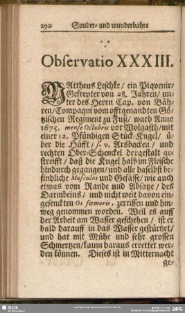 Observatio XXXIII.