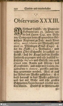 Observatio XXXIII.