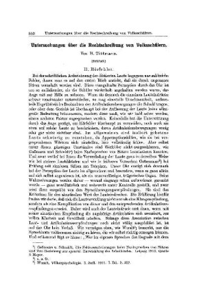 Untersuchungen über die Rechtschreibung von Volksschülern : (Schluß)