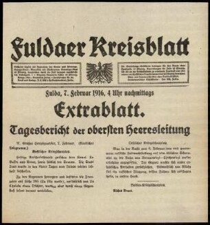 Ausgabe vom Montag, den 07. Februar 1916.