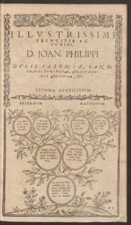 Illustrissimi Principis Ac Domini, D. Ioan. Philippi ...