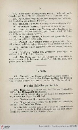 V. Saal (Nr. 407 - 529)
