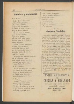 Centros sociales