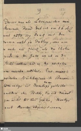 Nr. 39. Hammer-Purgstall, Joseph von, 1831
