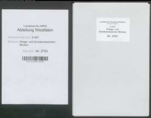 Instruktion der Revier-Forstmeister