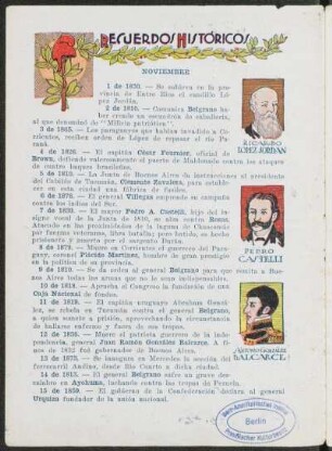 Recuerdos históricos
