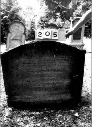 Grabstein 205