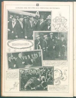 Llegada del Infante don Fernando de Baviera