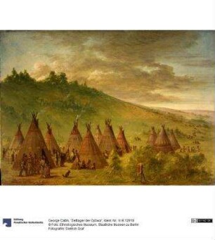 "Zeltlager der Ojibwa"