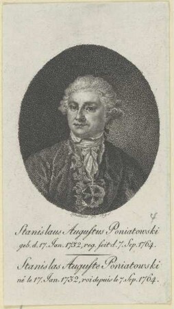 Bildnis des Stanislaus Augustus Poniatowski