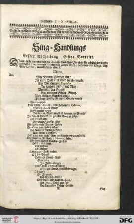 Sing-Handlungs