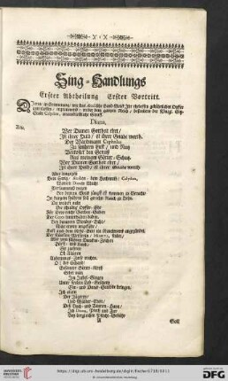 Sing-Handlungs