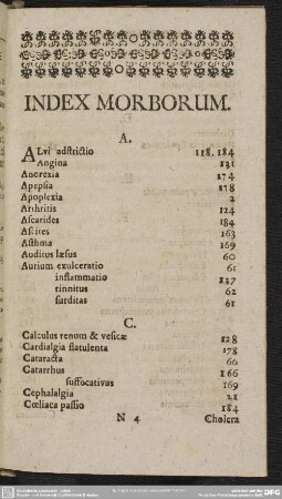 Index Morborum