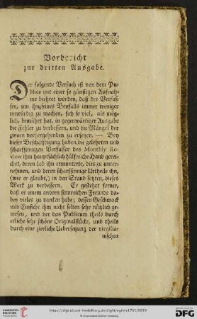 Vorbericht zur dritten Ausgabe
