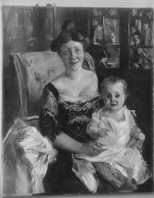 Frau Mainzer mit Kind