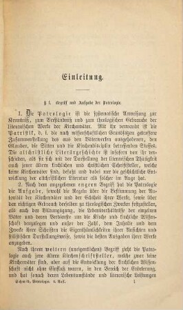 Grundlinien der Patrologie