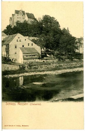Nossen. Schloss Ostseite