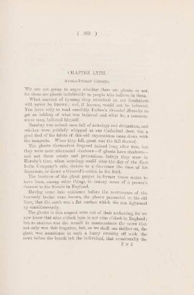 Chapter LXIII. Anglo-Indian ghosts