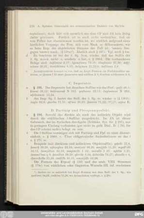 C. Imperativ. § 193.