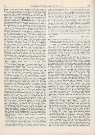 352-354 [Rezension] Schwartz, Eduardus, Acta Conciliorum Oecumenicorum. Tom. I: Vol. 1, Pars VI