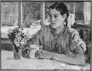 Sitzendes Mädchen