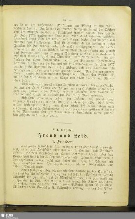 VII. Kapitel. Freud und Leid