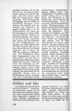 Zölibat und Ehe