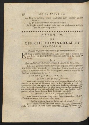 Caput IV. De Officiis Dominorum Et Servorum.