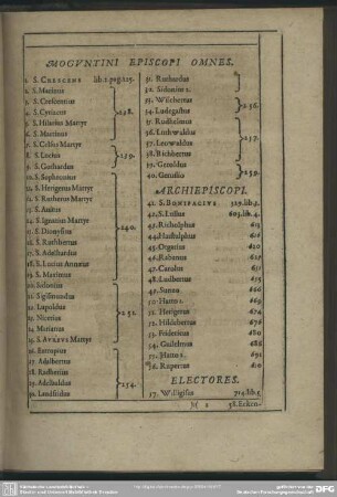 Moguntini Episcopi Omnes