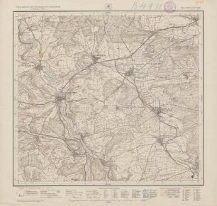 7219 (alte Nr.: 68) Weil der Stadt, Topographische Karte des Königreichs Württemberg im Maßstabe 1:25000