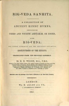 Rig-Veda-Sanhita : a collection of ancient Hindu hymns ..., 3